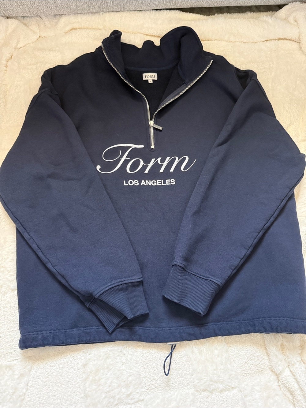 Form Los Angeles Navy Quarter-Zip Pullover